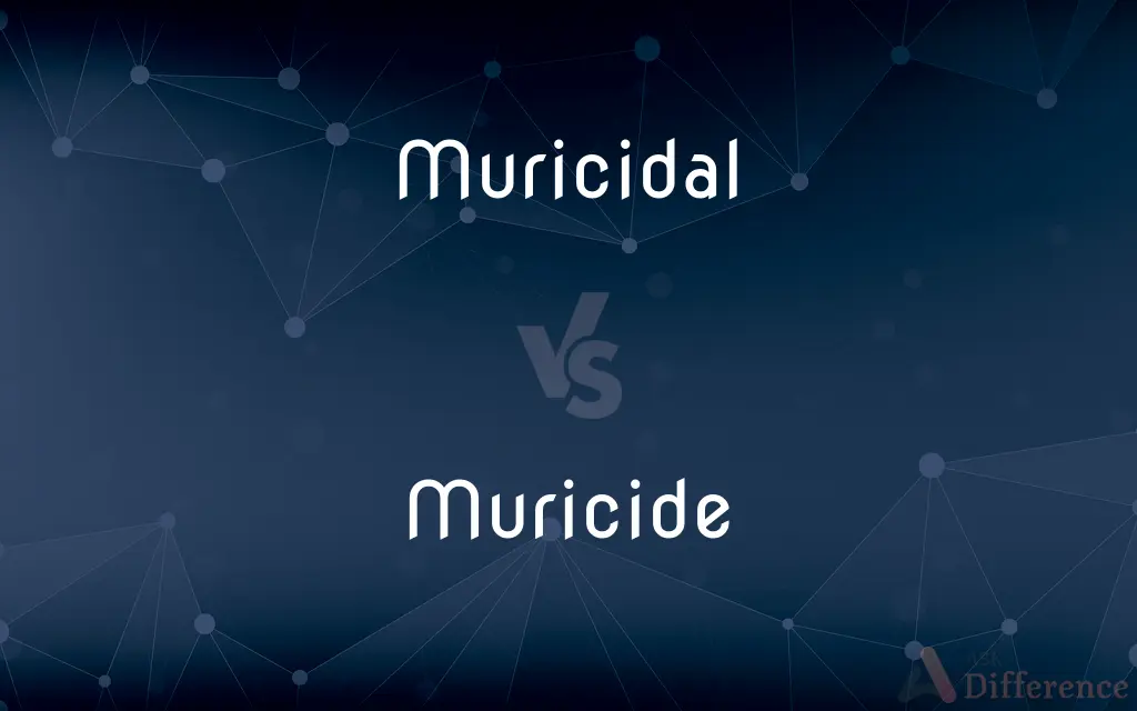 Muricidal vs. Muricide — What's the Difference?