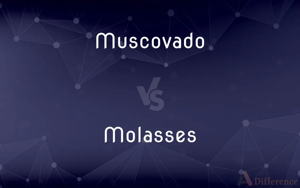 Muscovado vs. Molasses — What's the Difference?