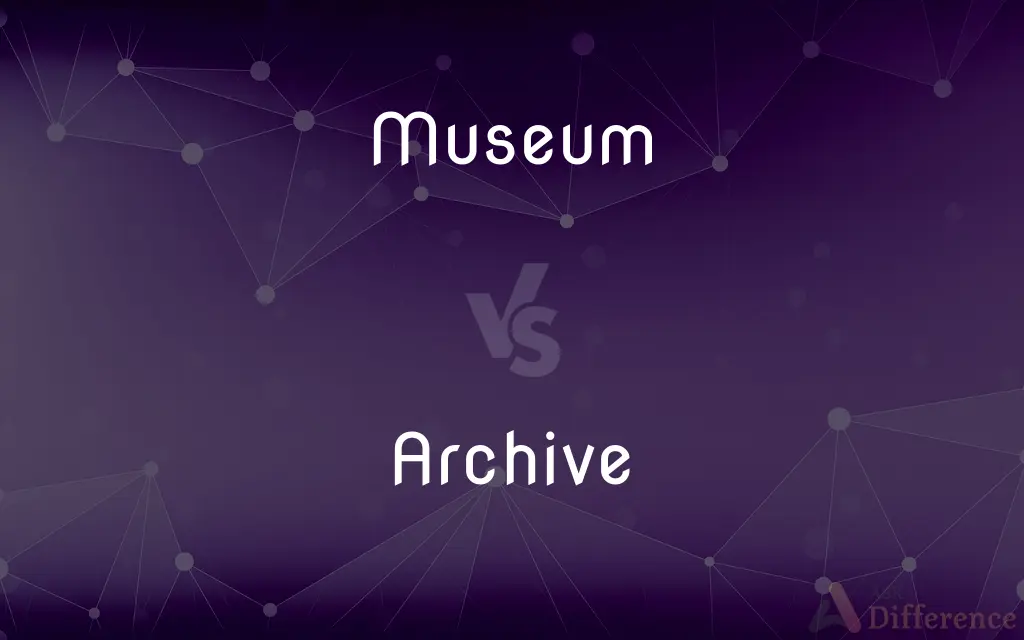 Museum vs. Archive — What's the Difference?