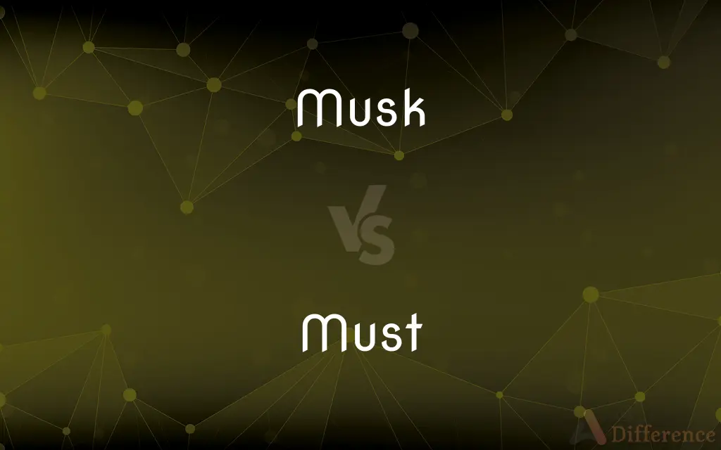 Musk vs. Must — What's the Difference?