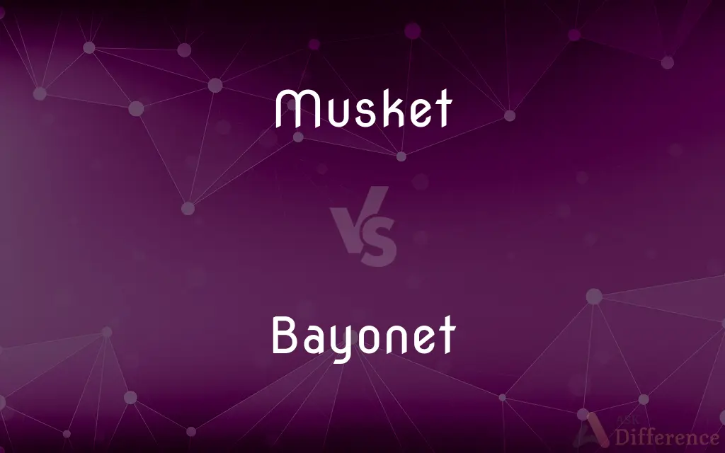 Musket vs. Bayonet — What's the Difference?