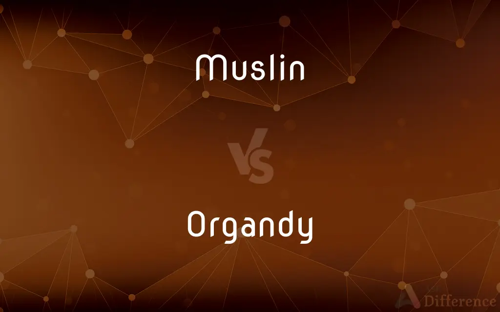 Muslin vs. Organdy — What's the Difference?