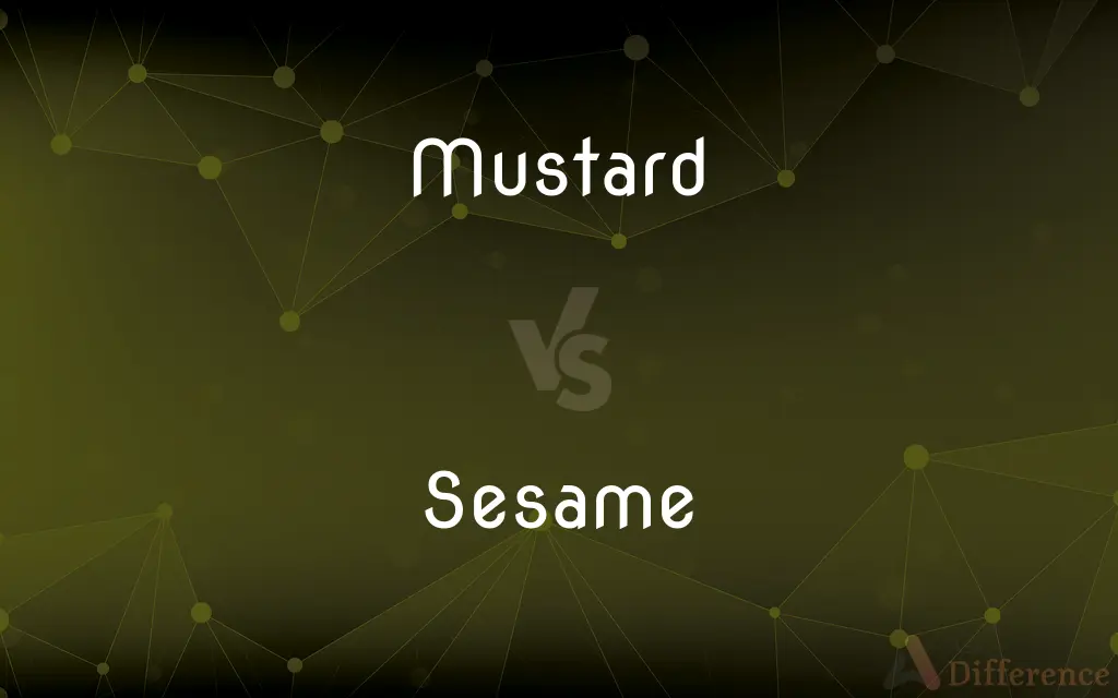 Mustard vs. Sesame — What's the Difference?
