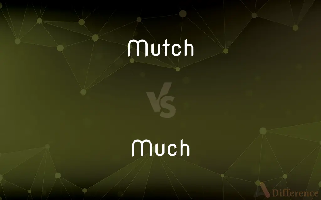 Mutch vs. Much — Which is Correct Spelling?