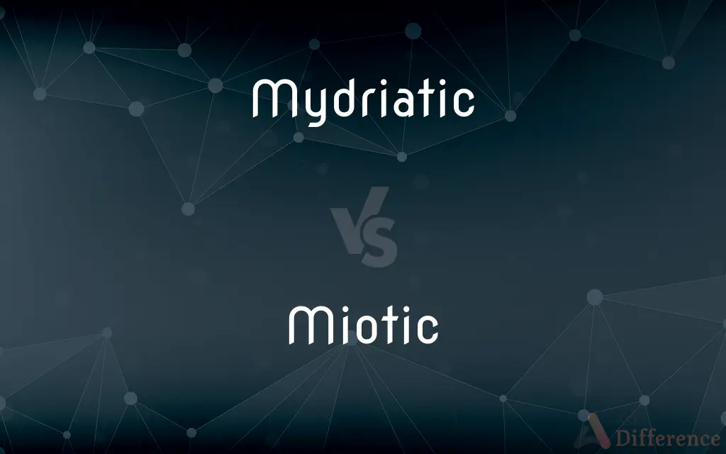 Mydriatic vs. Miotic — What's the Difference?