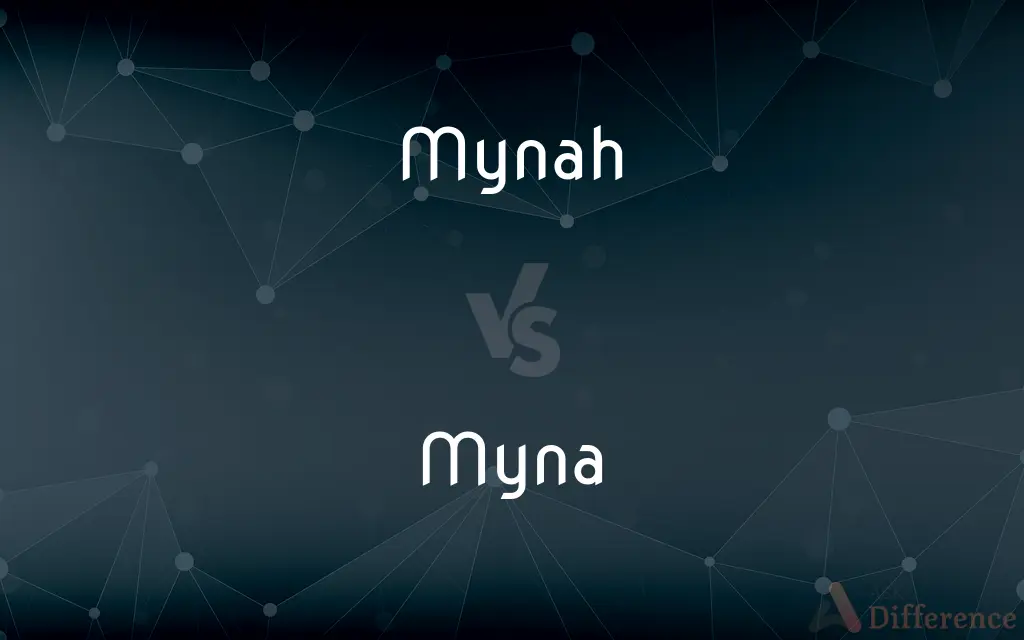 Mynah vs. Myna — What's the Difference?