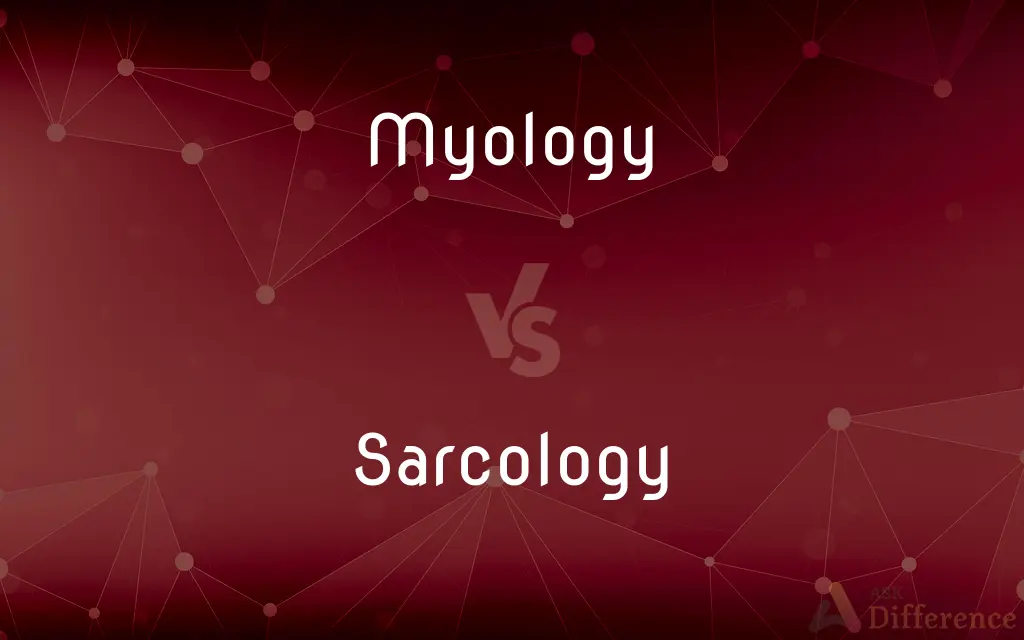 Myology vs. Sarcology — What's the Difference?