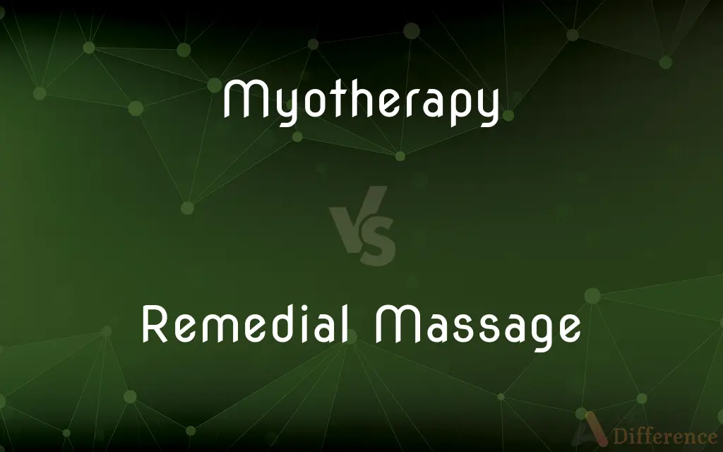 Myotherapy vs. Remedial Massage — What's the Difference?
