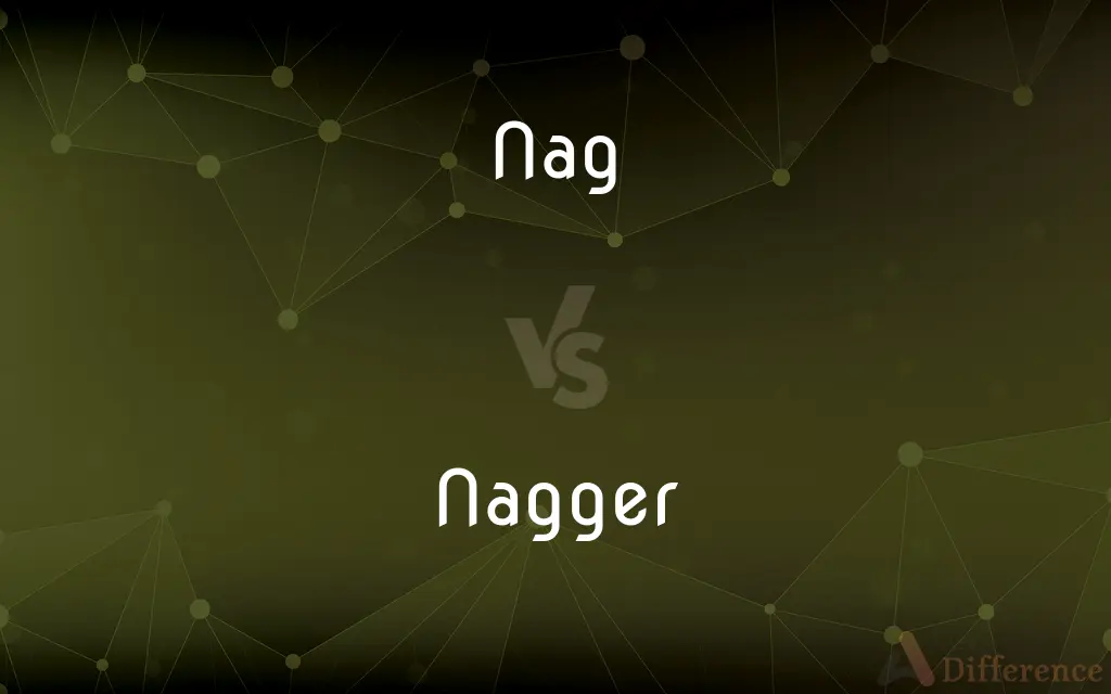 Nag vs. Nagger — What's the Difference?