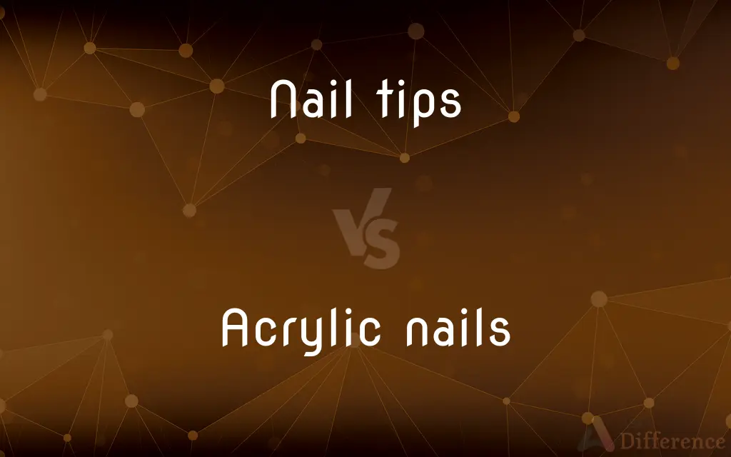 Nail tips vs. Acrylic nails — What's the Difference?