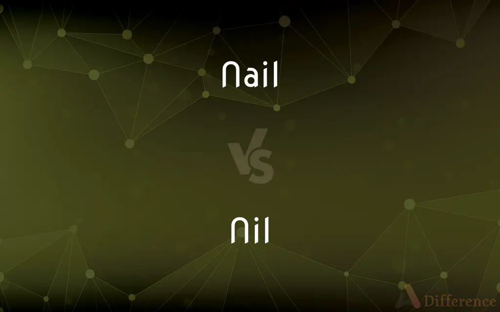 Nail vs. Nil — What's the Difference?
