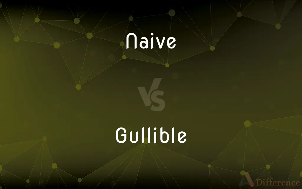 Naive vs. Gullible — What's the Difference?