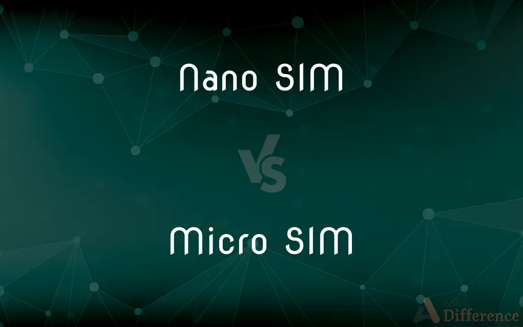Nano SIM vs. Micro SIM — What's the Difference?