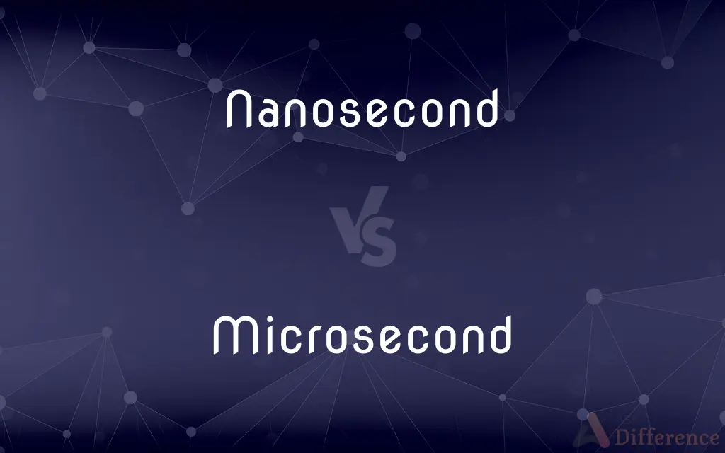 Nanosecond vs. Microsecond — What's the Difference?