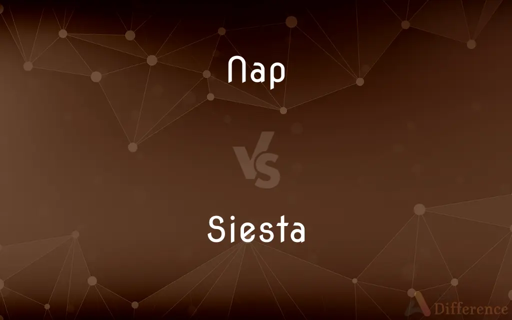Nap vs. Siesta — What's the Difference?