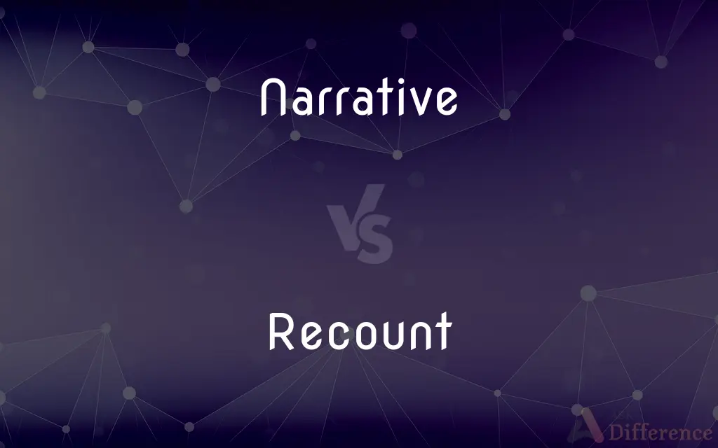 Narrative vs. Recount — What's the Difference?