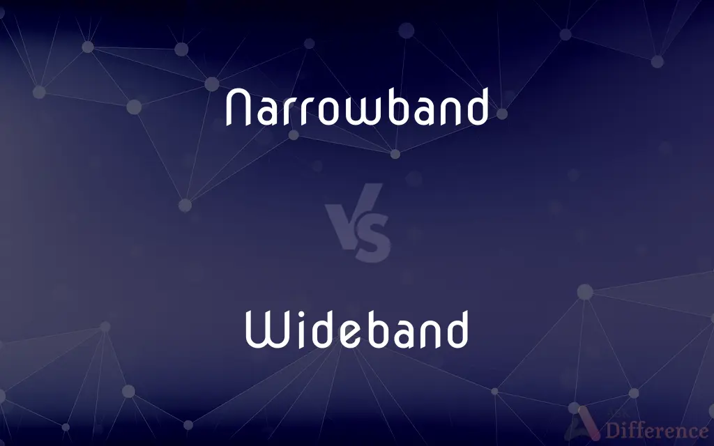 Narrowband vs. Wideband — What's the Difference?
