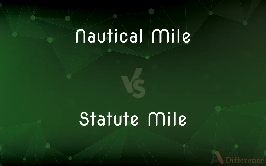 Nautical Mile vs. Statute Mile — What's the Difference?