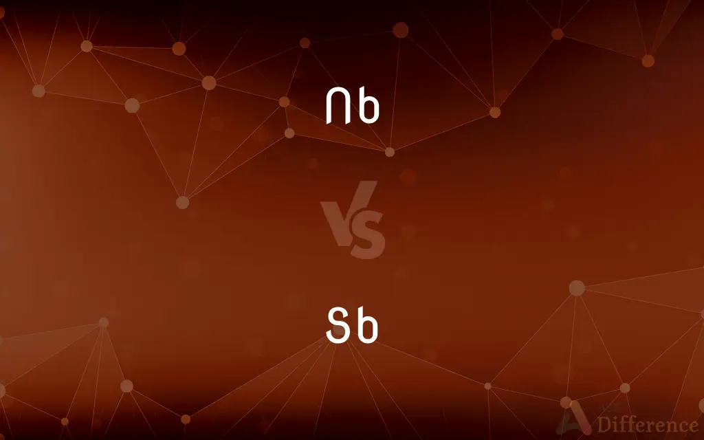 Nb vs. Sb — What's the Difference?