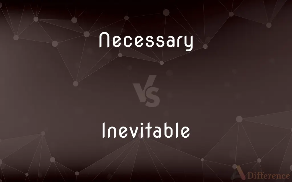 Necessary vs. Inevitable — What's the Difference?