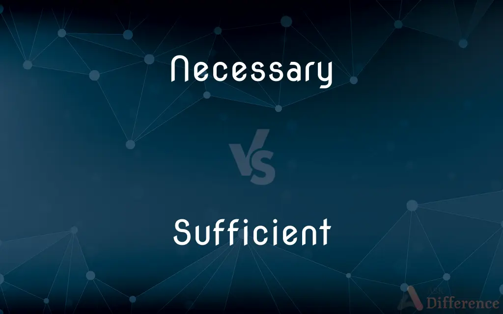 Necessary vs. Sufficient — What's the Difference?