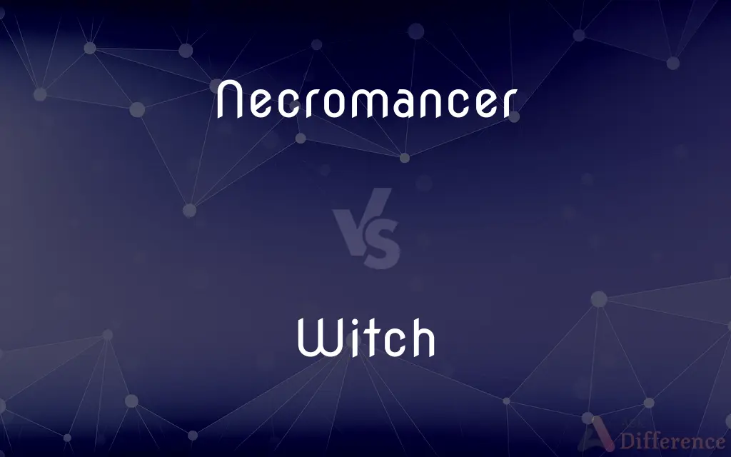 Necromancer vs. Witch — What's the Difference?