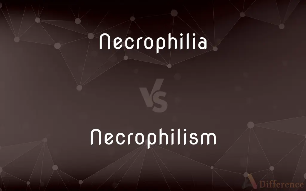 Necrophilia vs. Necrophilism — What's the Difference?
