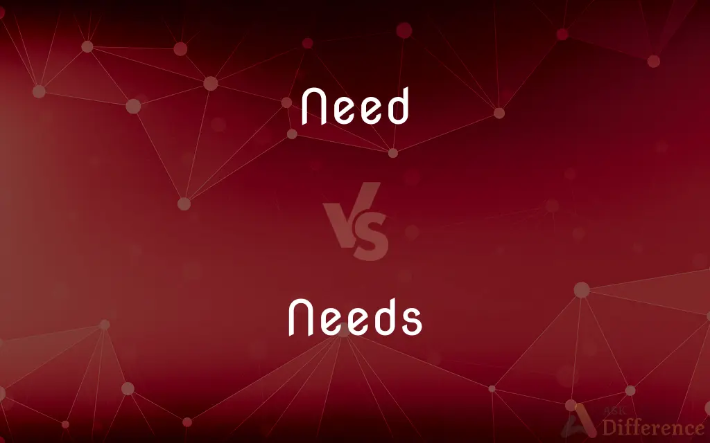 Need vs. Needs