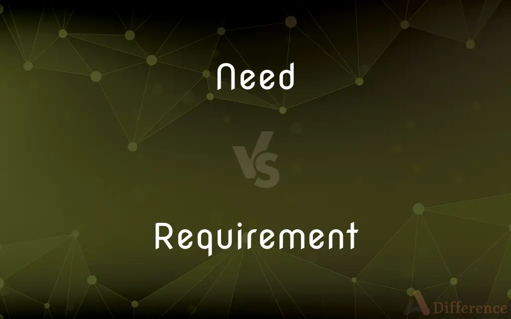 Need vs. Requirement — What's the Difference?