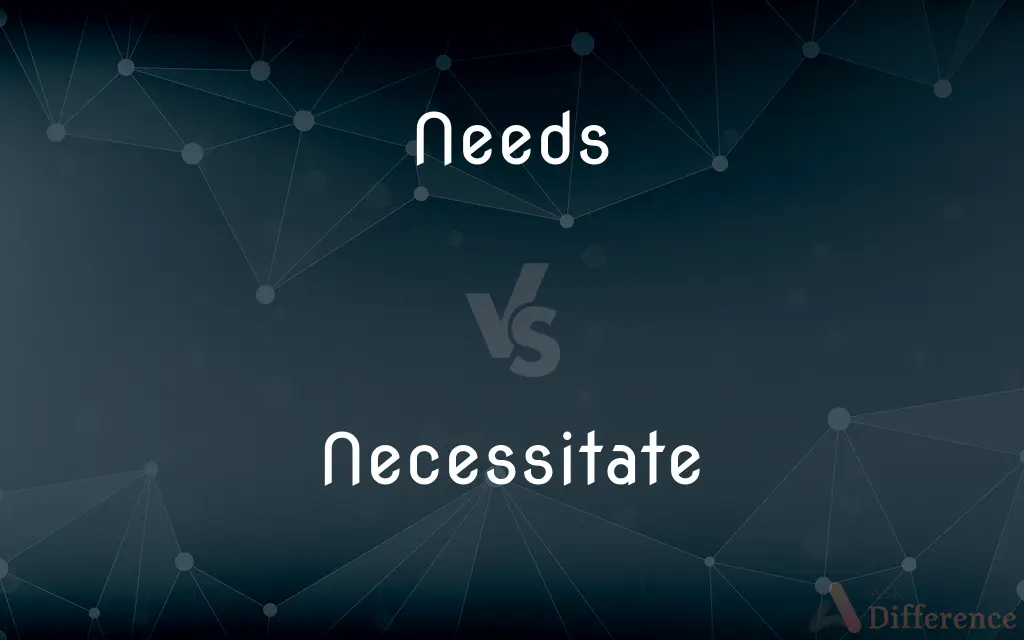 Needs vs. Necessitate — What's the Difference?