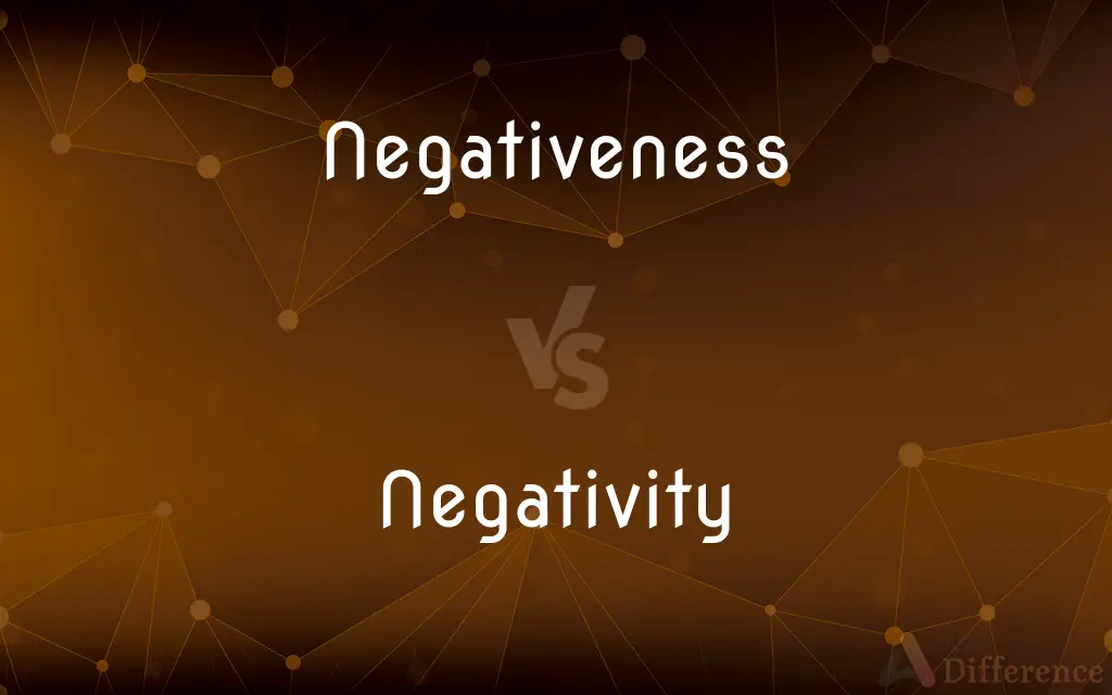 Negativeness vs. Negativity — Which is Correct Spelling?