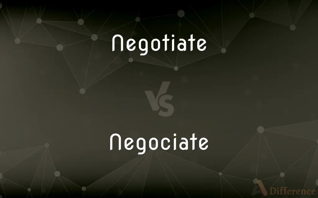 Negotiate vs. Negociate — Which is Correct Spelling?