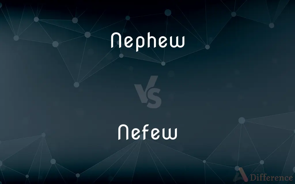 Nephew vs. Nefew — What's the Difference?
