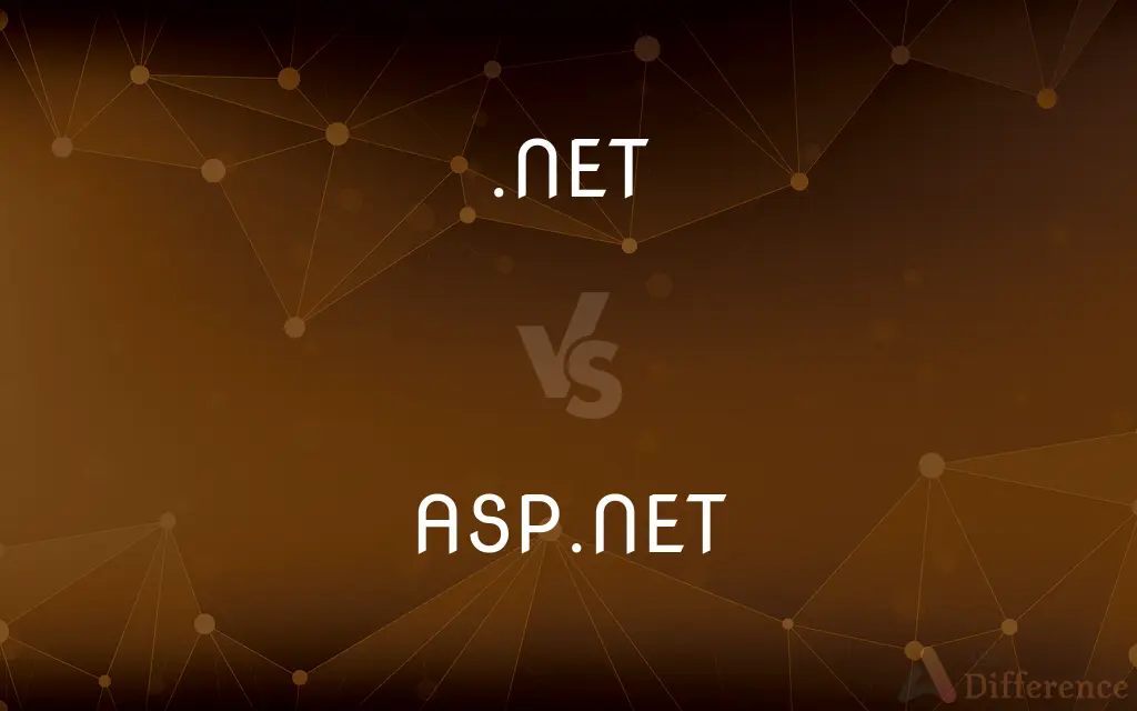 .NET vs. ASP.NET — What's the Difference?