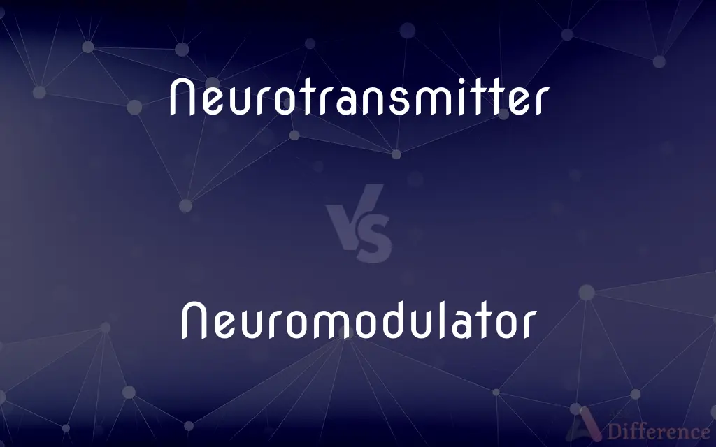 Neurotransmitter vs. Neuromodulator — What's the Difference?