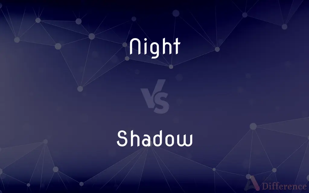 Night vs. Shadow — What's the Difference?