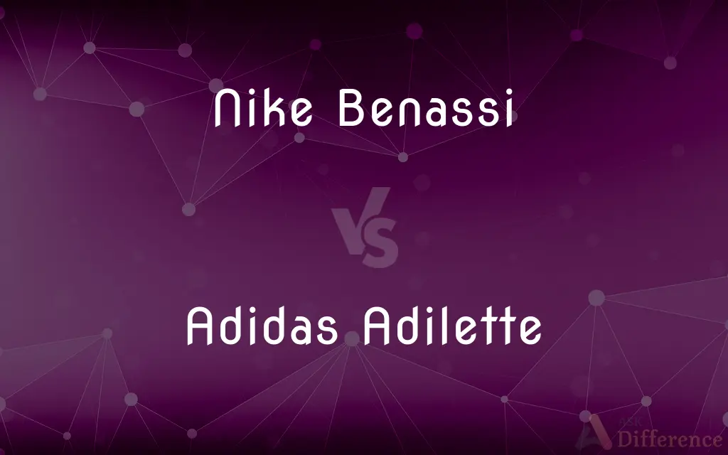 Nike Benassi vs. Adidas Adilette — What's the Difference?