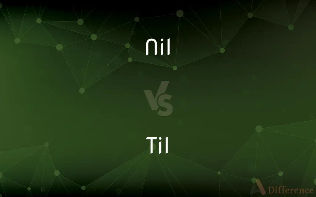 Nil vs. Til — What's the Difference?