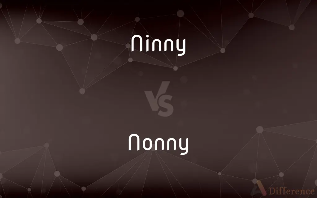Ninny vs. Nonny — What's the Difference?