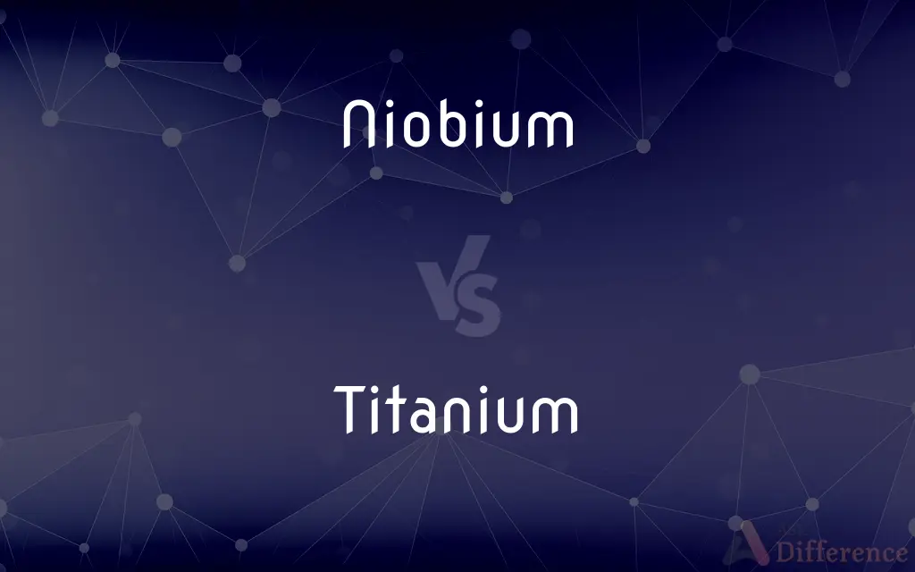 Niobium vs. Titanium — What's the Difference?