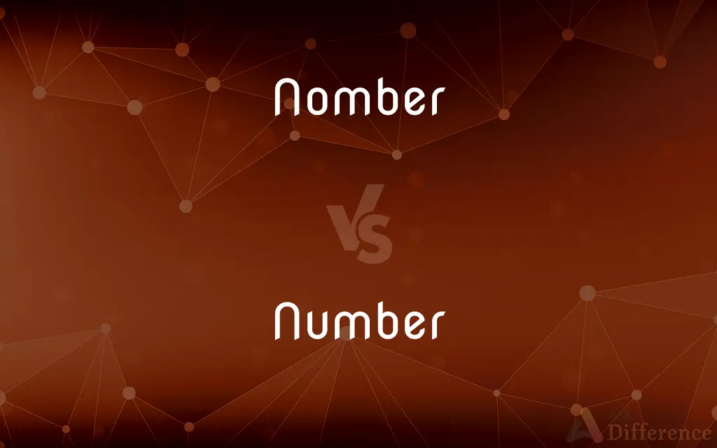 Nomber vs. Number — Which is Correct Spelling?