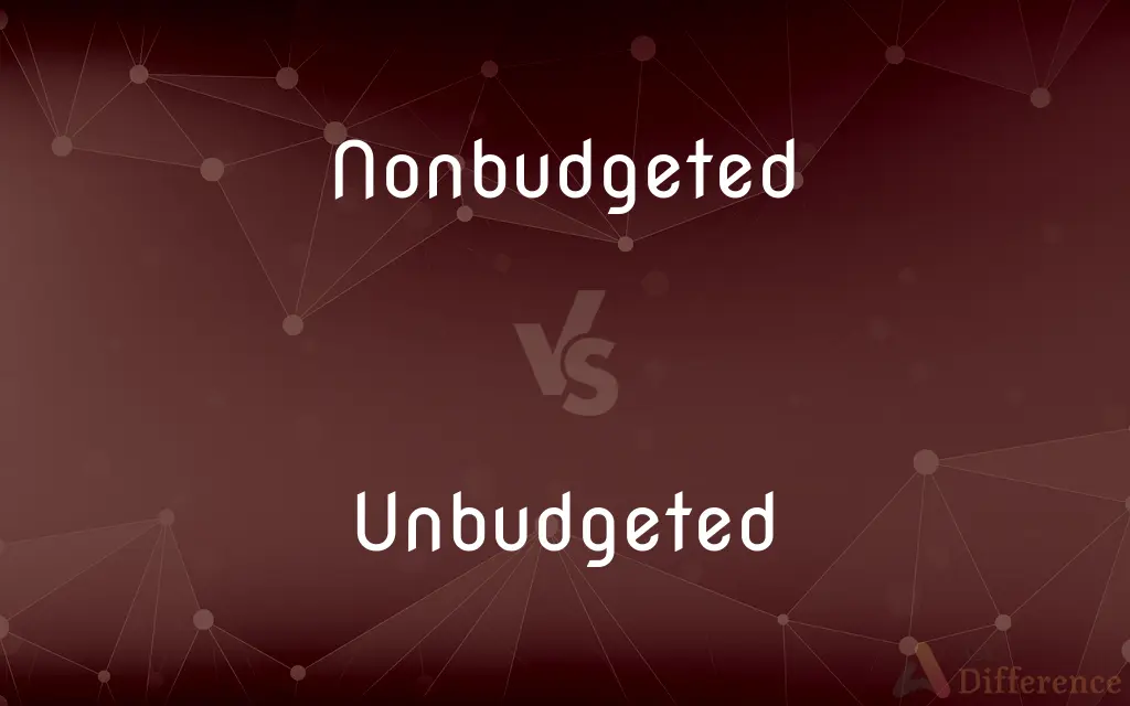 Nonbudgeted vs. Unbudgeted — What's the Difference?