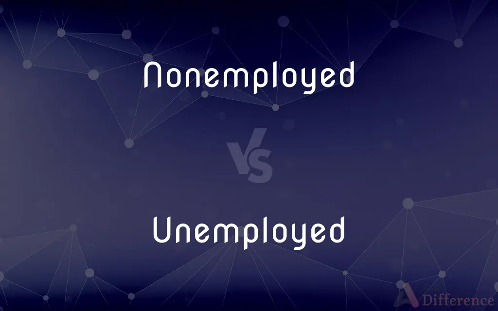 Nonemployed vs. Unemployed — Which is Correct Spelling?