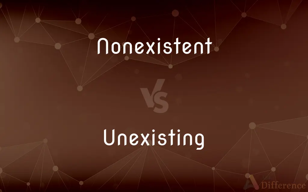 Nonexistent vs. Unexisting — What's the Difference?