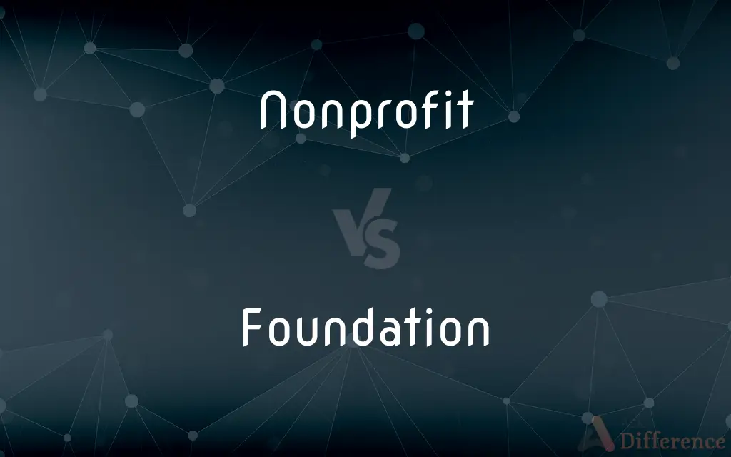 Nonprofit vs. Foundation — What's the Difference?