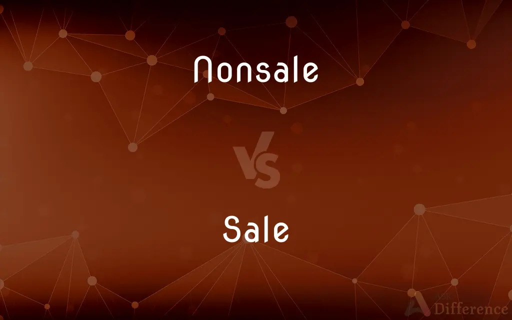 Nonsale vs. Sale — Which is Correct Spelling?