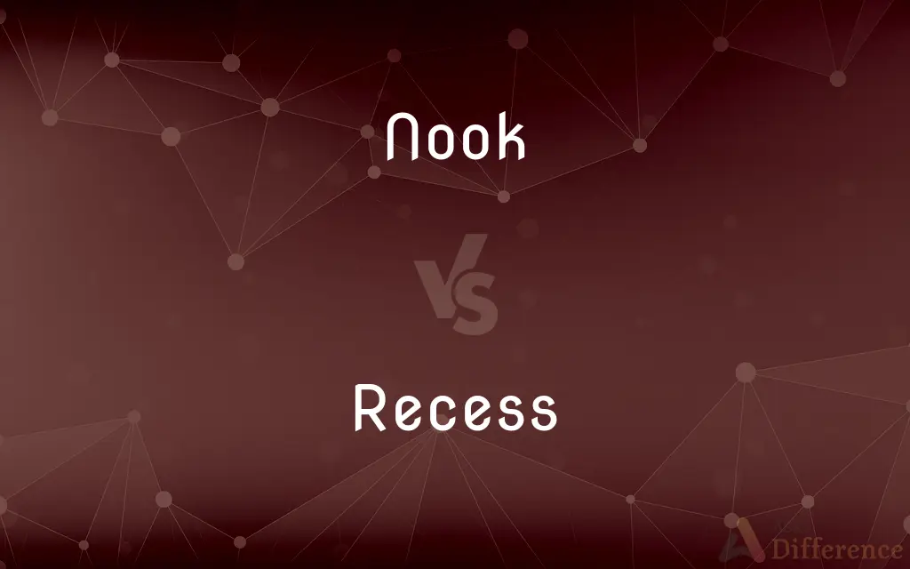 Nook vs. Recess — What's the Difference?