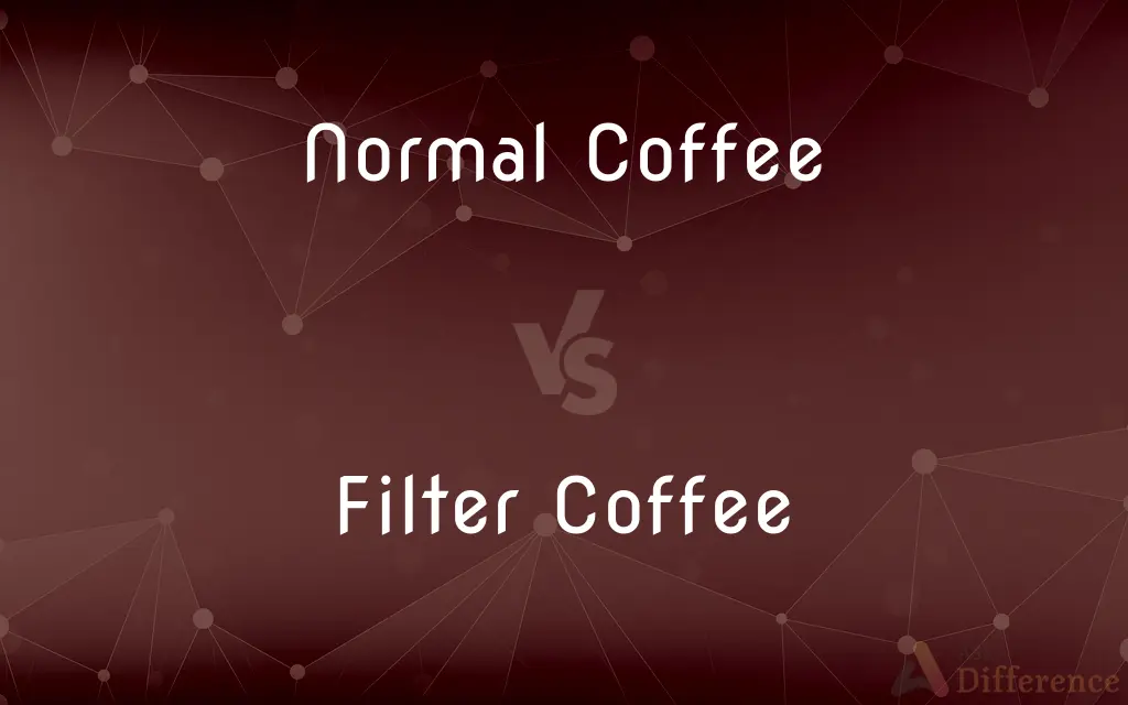 Normal Coffee vs. Filter Coffee — What's the Difference?
