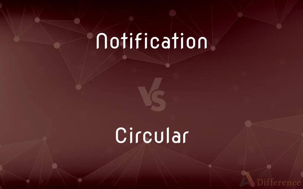 Notification vs. Circular — What's the Difference?