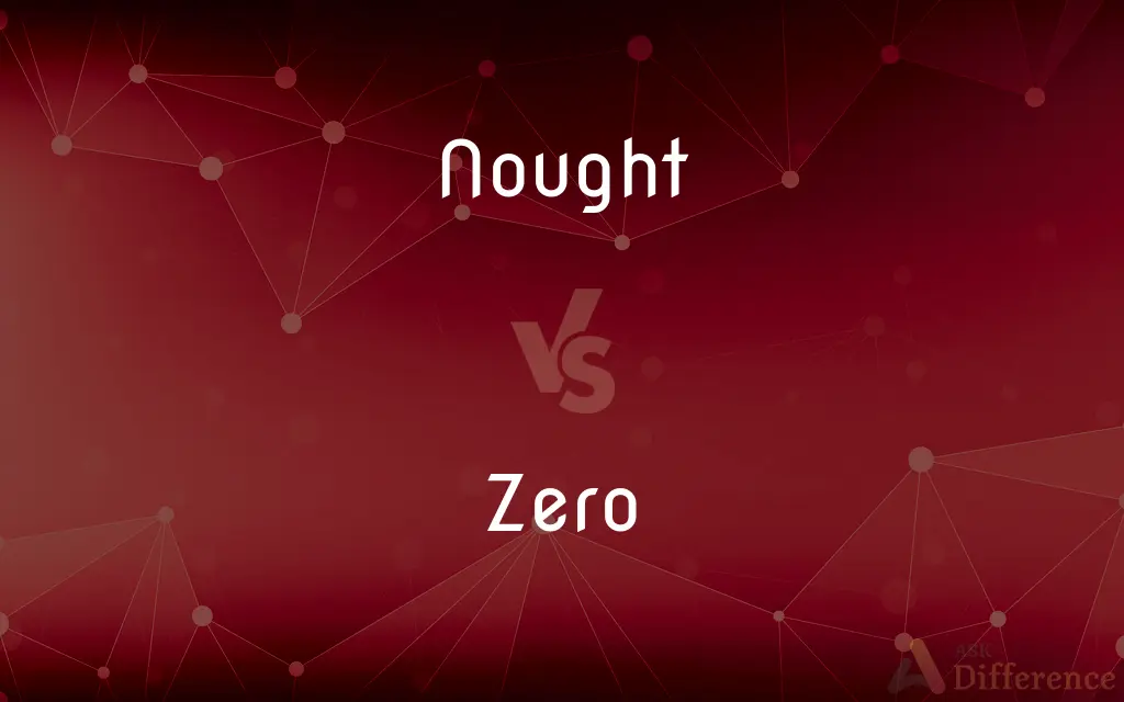 Nought vs. Zero — What's the Difference?